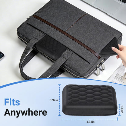 MEKASS Wrist Rest for Laptop, Soft Memory Foam Computer Keyboard Pad with Wrist Support, Relieve Carpal Tunnel Wrist Pain, Wrist Cushion for Typing, Studing, Working (Black)