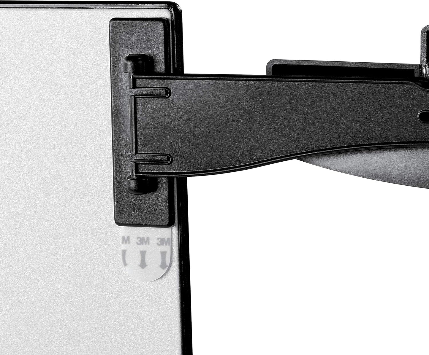 3M Monitor Mount Document Clip Copy Clip, Mounts Right or Left with Command™ Adhesive, Use on Monitors and Laptops for Easy Viewing and Reduced Clutter, Holds up to 30 Sheets, Black (DH240MB)