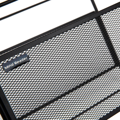 Mind Reader Hanging File Folder Organizer, Desktop Organizer, Storage, Office, Metal Mesh, Silver