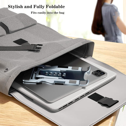Phone Stand for Desk, Adjustable Cell Phone Stands, Foldable Metal Phone Stands for All Smartphone