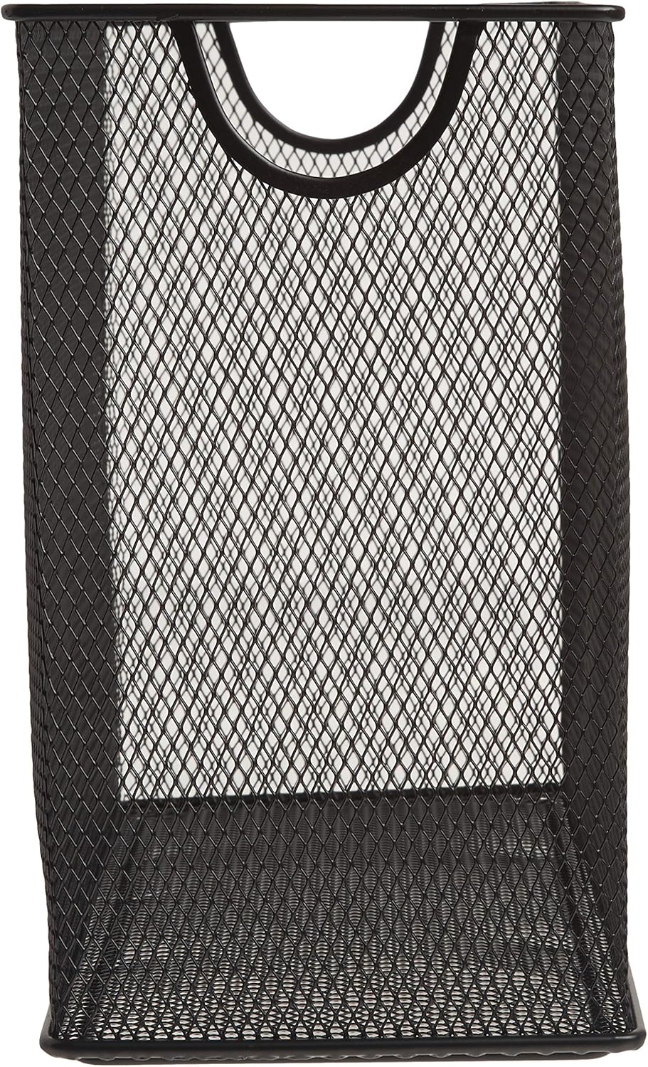 U Brands Desktop Hanging File Organizer, Black Mesh Metal, Letter Size, Steel Wire Document & Folder Organizer for Office Desk, Home, Classroom
