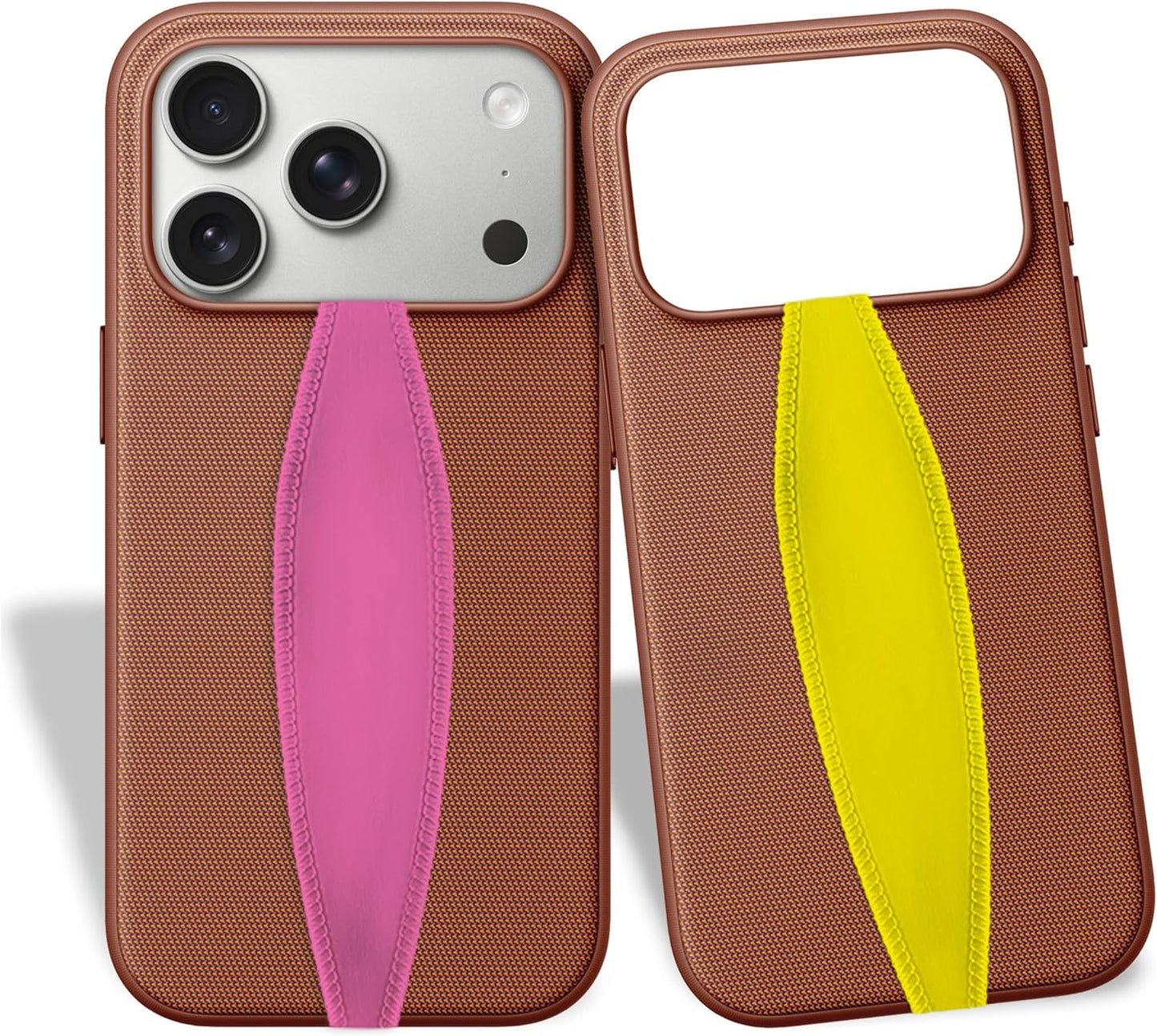 Switchbands Universal Phone Grip Strap – Customizable Phone Holder for Hand, Wireless Charging Safe Phone Handle Grip, Reuseable Phone Strap for iPhone, Samsung & Android Cases - Metallic Rose