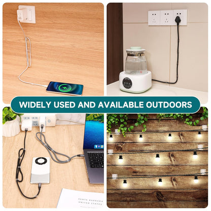 63pcs Black Cable Management,Adhesive Cable Clips,Cord Organizer ID 032" X0.2",Cord Clips for Wires on Wall,Under Desk,Nightstand,PC,TV,Outdoor Lights Strip,Plant Clips for Climbing Plants