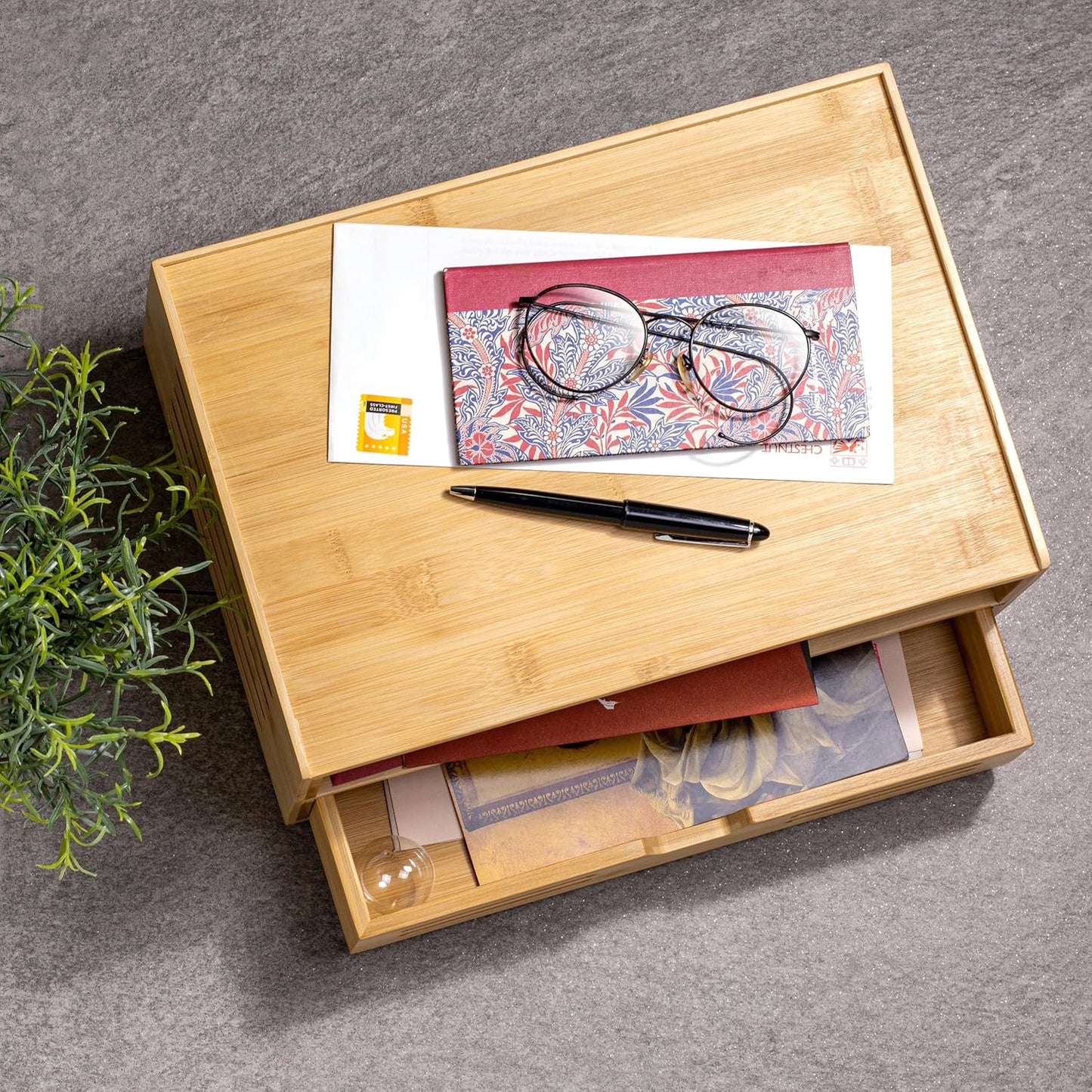 Achieva Bamboo Desk Organizer (71001)