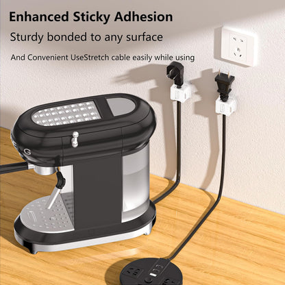 12 PC Magnetic Cable Clips [Cable Smooth Adjustable] Cord Holder, Under Desk Cable Management, Adhesive Wire Holder Keeper Organizer for Home Office Desk Phone Car Wall Desktop Nightstand